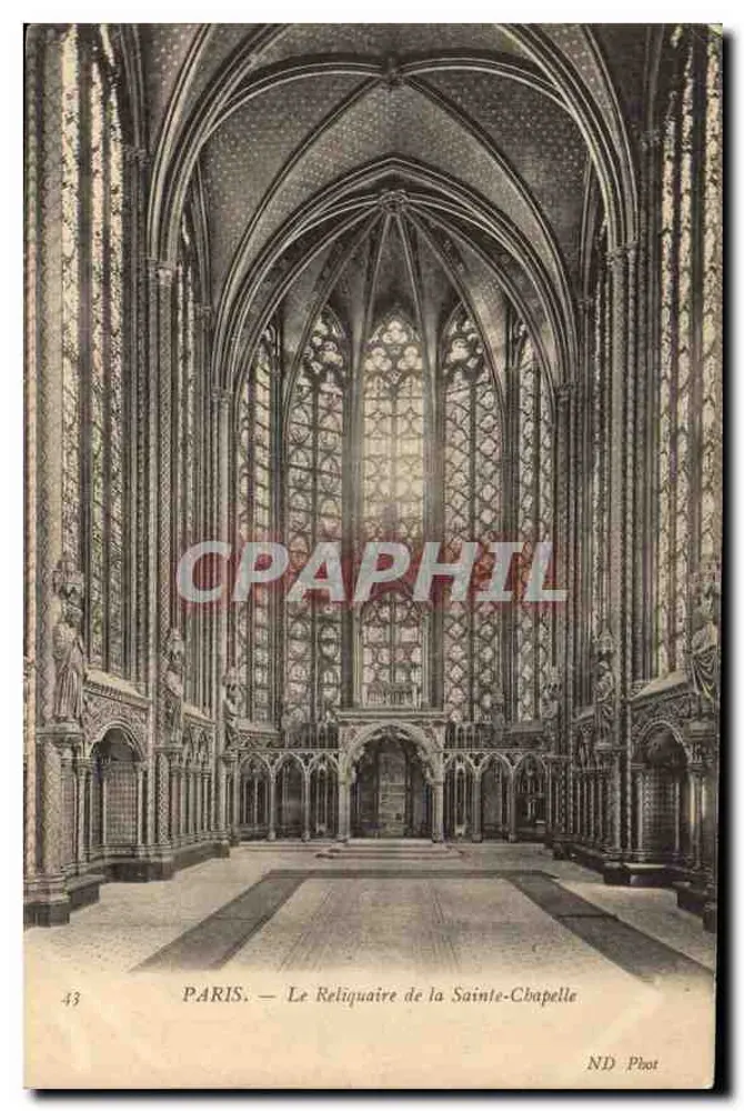 PARIS — Der Reliquiarsaal der Sainte-Chapelle — ND Phot - Vorderseite