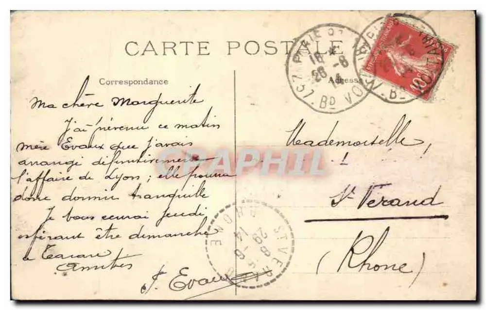 Paris — Panorama dos 10 Pontes — J. H. n°402 - Verso