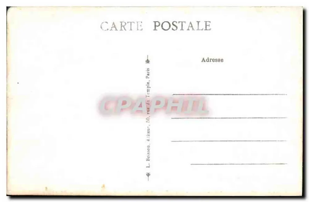 O Calvaire — Paris-Montmartre — J.H. editor, n° 259 - Verso