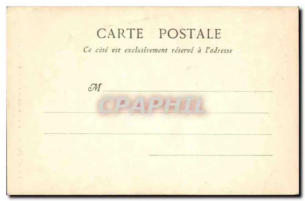 Paris — A catedral, portal leste — P.P.C. Paris - Verso