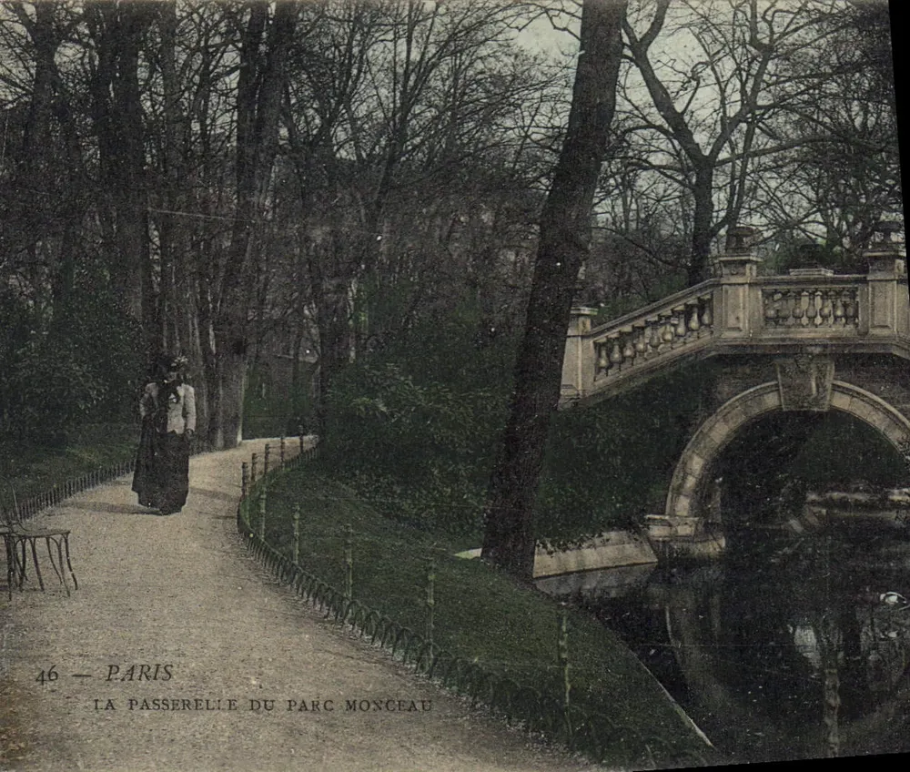 A ponte do parque Monceau — Paris — série 46 - Frente