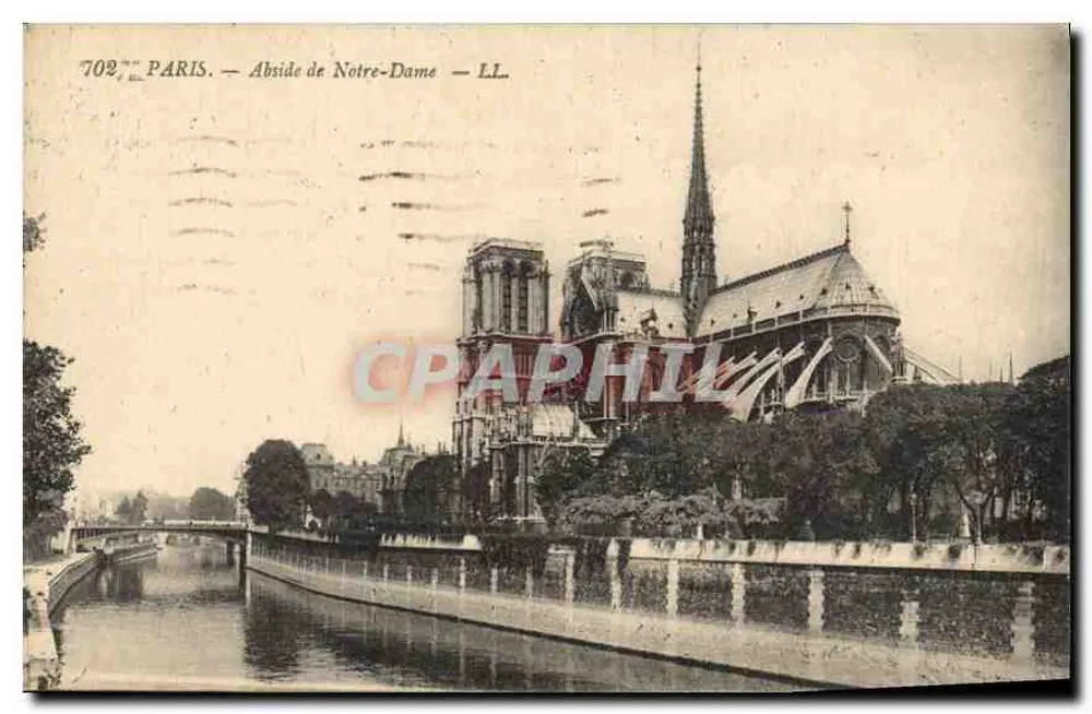 Paris — Abside de Notre-Dame — LL. — n° 702 - Frente