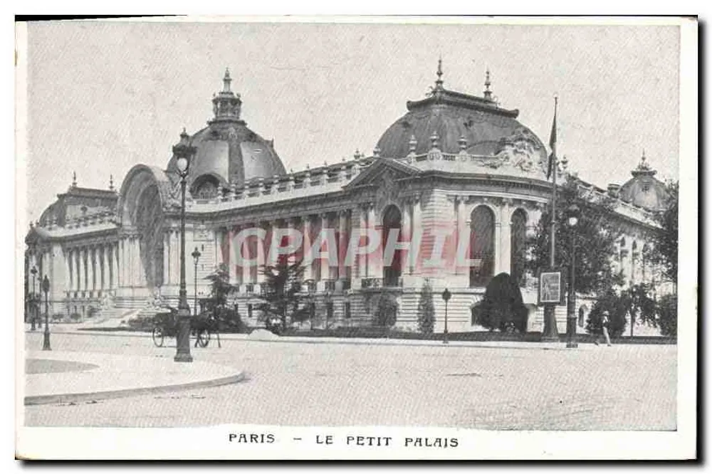 Paris - O Petit Palais — editor não visível - Frente