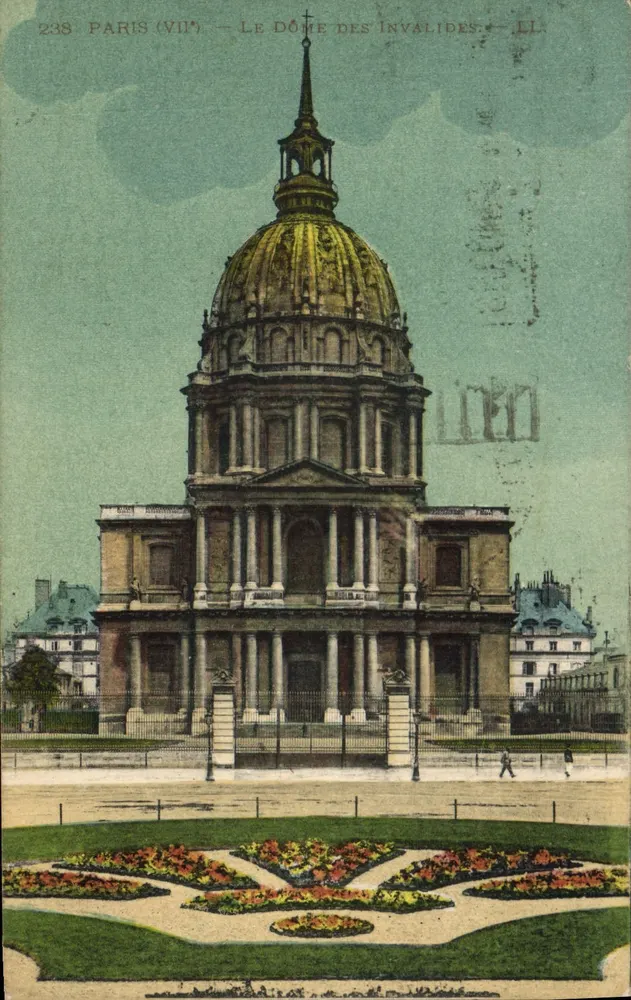 Paris (VIIe) — O Dôme dos Invalides — Lévy Fils & Cie, n°238 - Frente
