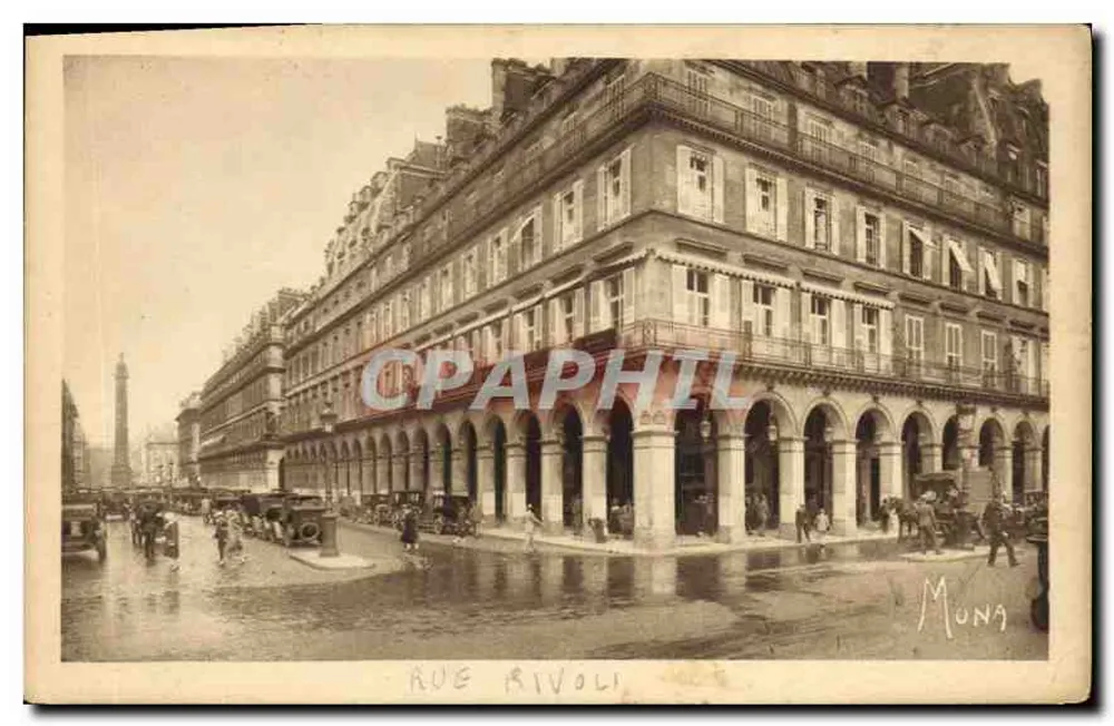Rue Rivoli — Paris — Verlag Mona, Seriennummer nicht sichtbar - Vorderseite