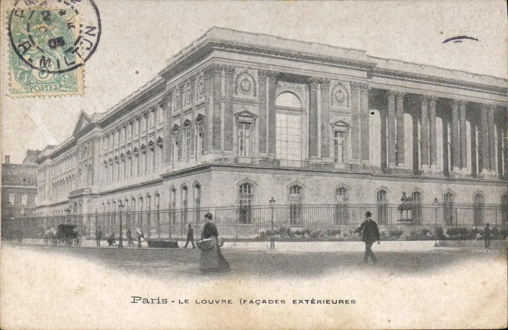 Paris - A Fazenda do Louvre — Staerk — número de série não visível - Frente