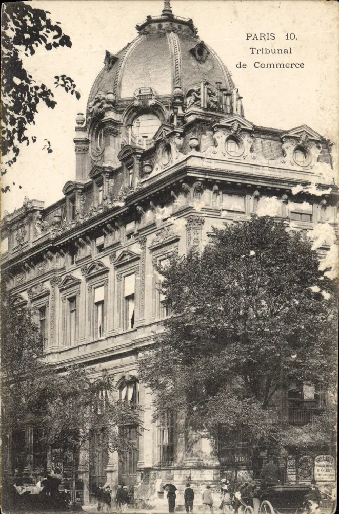Paris 10. Tribunal de Comércio — editor R. Gariel, número de série não visível - Frente