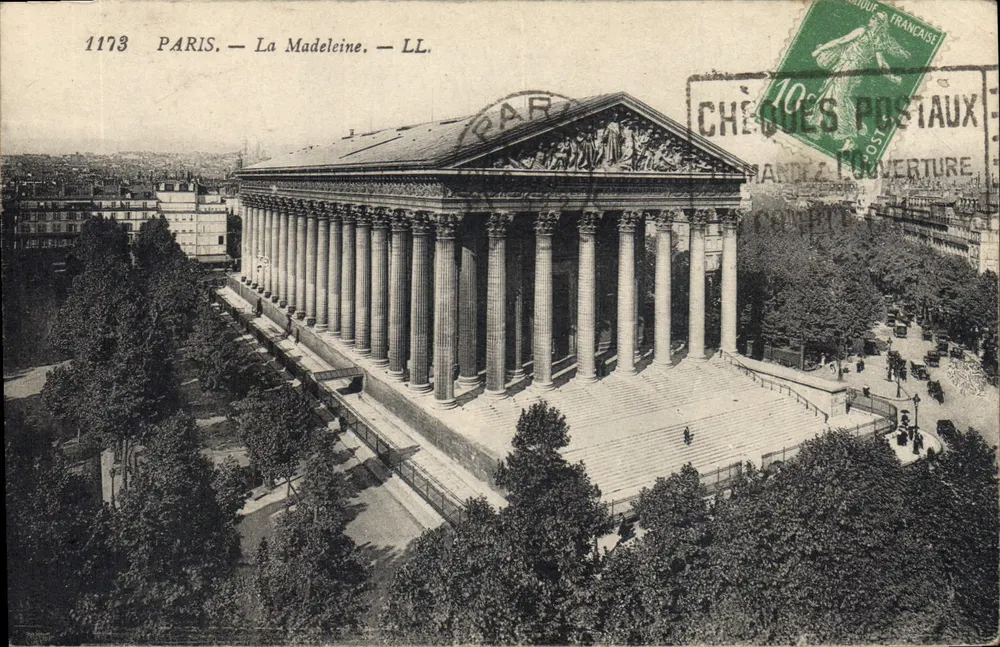 Paris — A Madeleine — LL. — N° 1173 - Frente