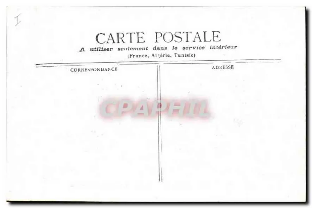 Paris — Der Conseil d'État, Place du Palais Royal — Anonymer Fotograf - Rückseite