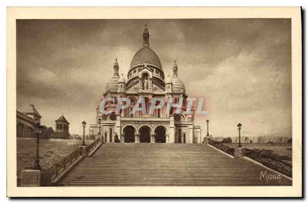 Basilika des Heiligen Herzens — Montmartre — Éditions d'art MONA, Nr. 147 - Vorderseite