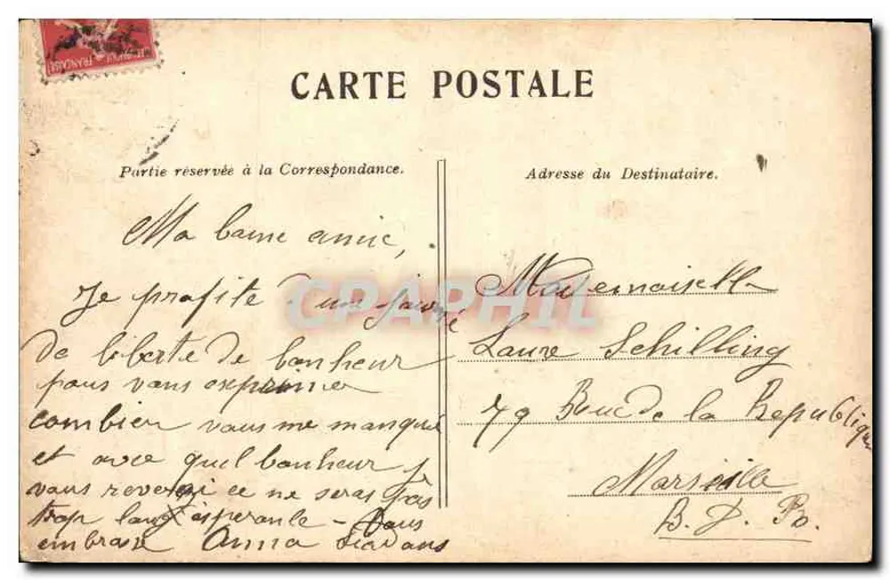 Paris — O Ponte Alexandre III — editor não identificado, número de série não visível - Verso