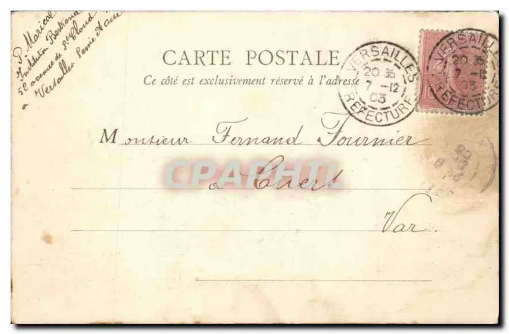 Paris - Catedral de Nossa Senhora — E. F., Paris, n°64 - Verso
