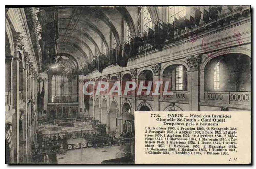 Paris - Hotel des Invalides - Kapelle Saint-Louis im Westen - Vorderseite