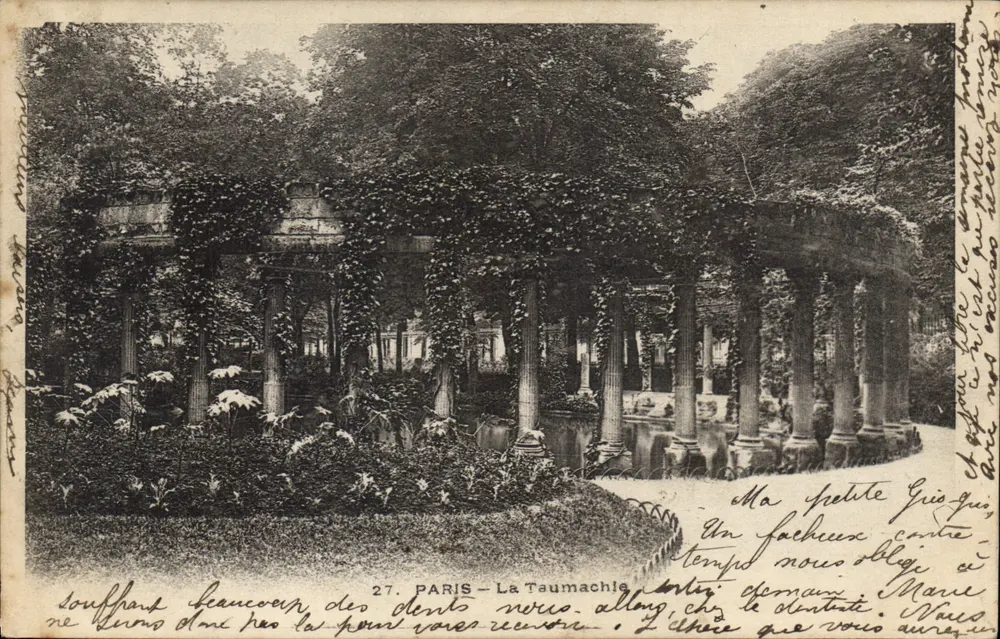 Paris - La Taumachie — editor anônimo, n° 27 - Frente