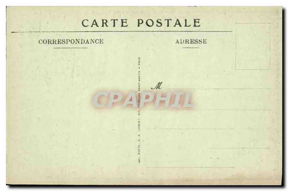 Basilika des Heiligen Herzens von Montmartre — Innenansicht — V.N. Nr. 35 - Rückseite