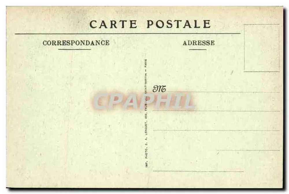 Basilika des Heiligen Herzens von Montmartre — Die Kommunionbank und die Chorstufen — V. N. N° 28 - Rückseite