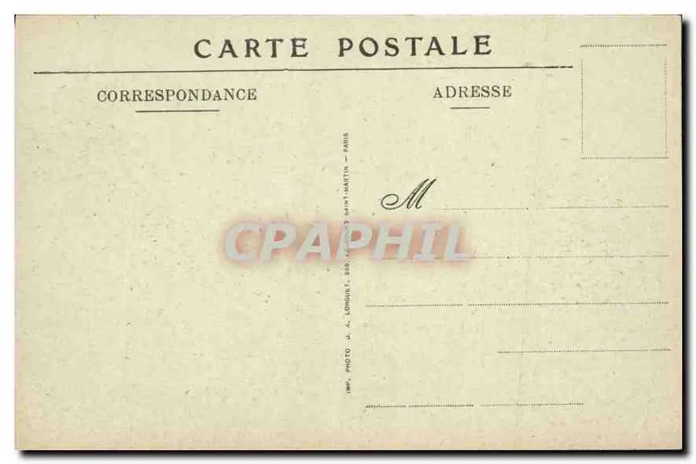 Basilika des Heiligen Herzens von Montmartre — Krone des Turms — V.N. Nr. 6 - Rückseite