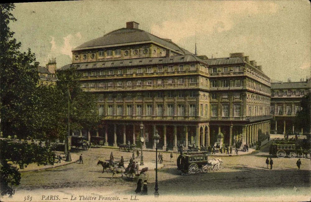 Paris — O Teatro Francês — LL. n° 585 - Frente