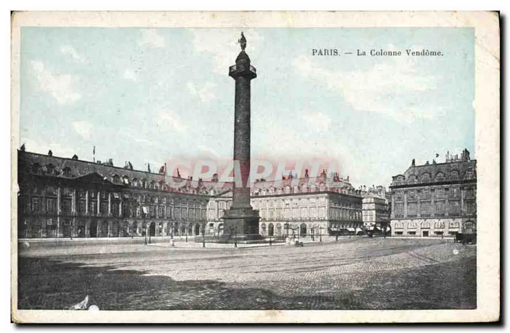 Paris — A Coluna Vendôme — J.C. Paris - Frente