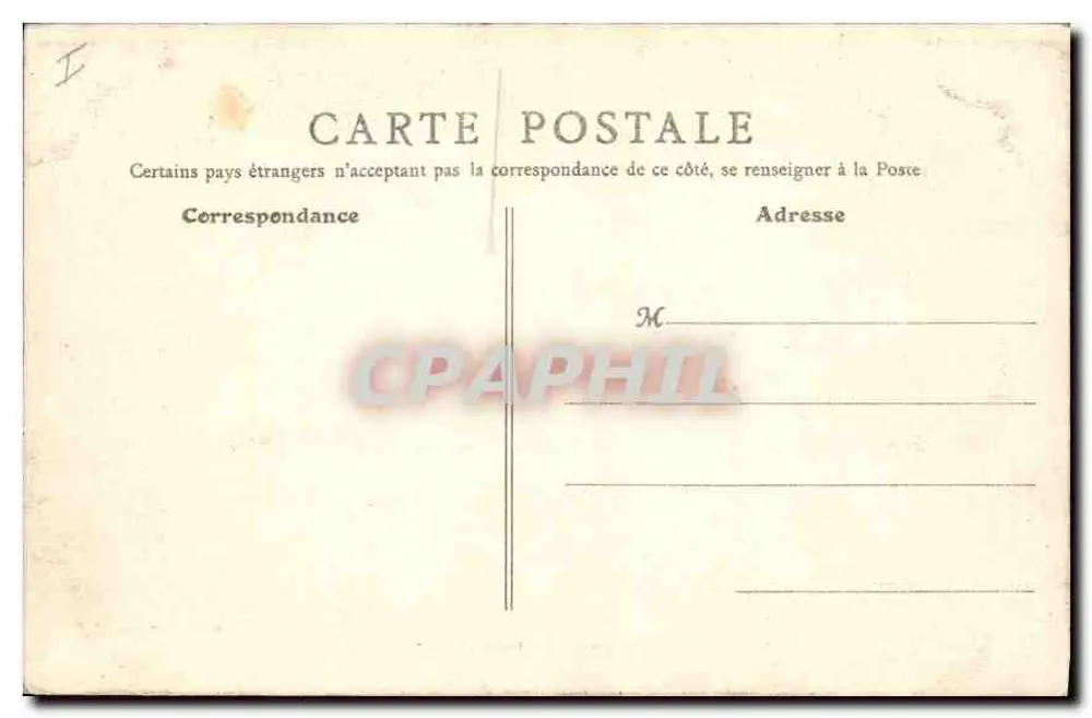 Bourges — De vijf poorten van de kathedraal — B.F. Paris n°66 - Achterkant
