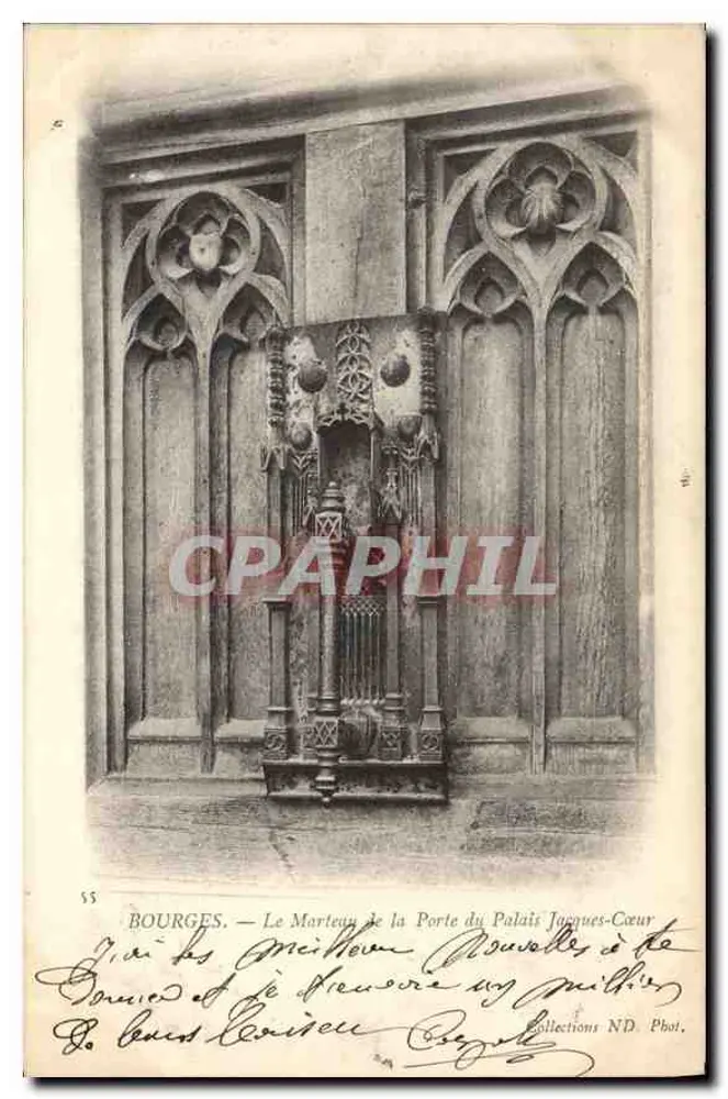 Bourges — Der Hammer der Pforte des Palastes Jacques-Cœur — Collections ND. Phot. - Vorderseite