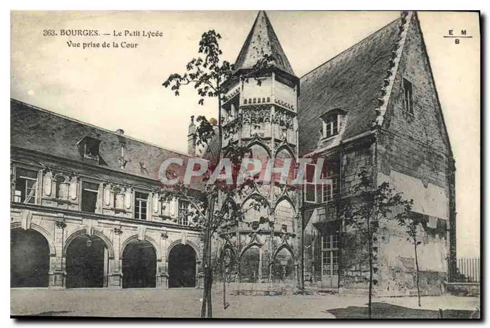 Bourges — Het Kleine Lyceum — Uitzicht genomen vanaf de Hof — Uitgever E.M. n°363 - Voorkant