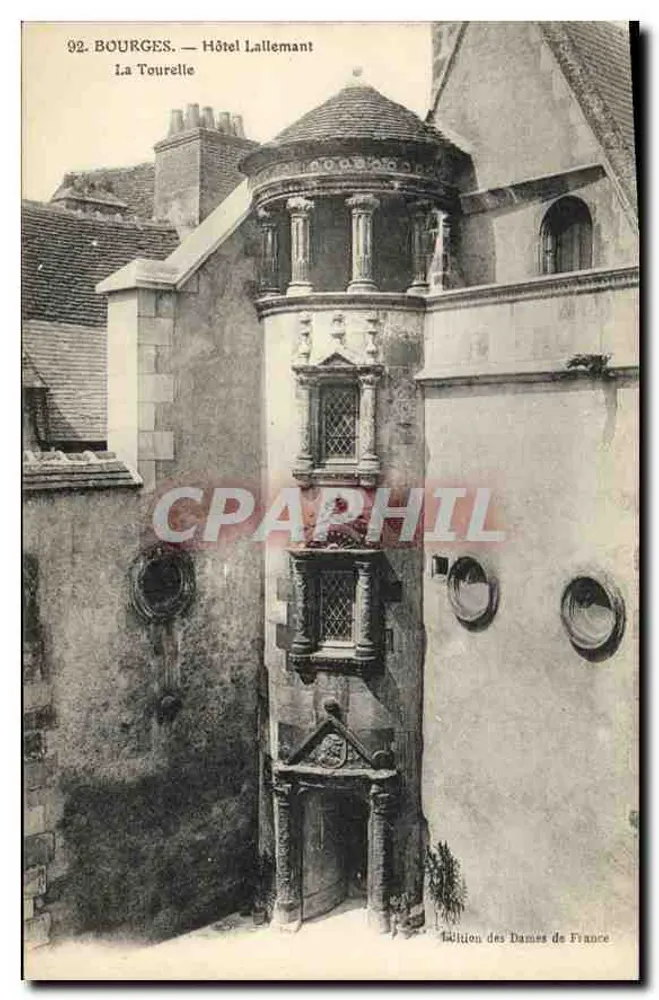 Bourges — Hotel Lallemand, La Tourrelle — Edizione delle Dame di Francia - Recto