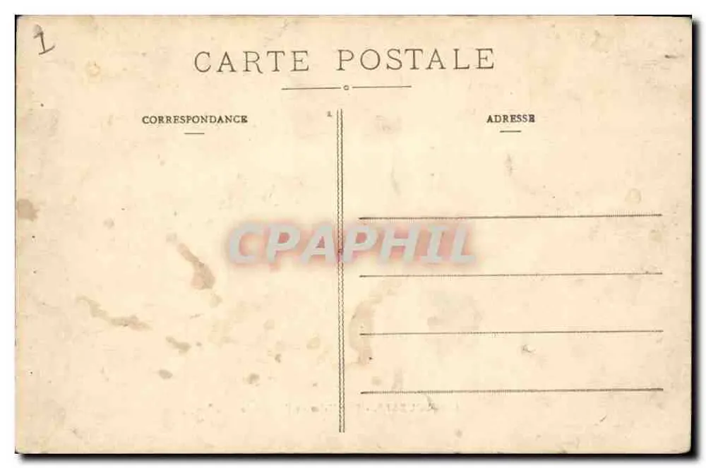 Bourges — Hauptquartier der Artillerie — Edition Nouvelles Galeries, Bourges, Nr. 68 - Rückseite