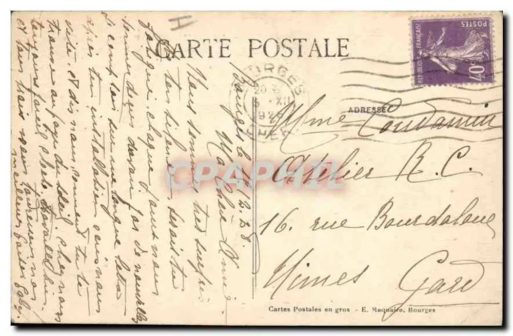 Bourges — Palais Jacques-Cœur — Ansicht vom Place Berry - Rückseite