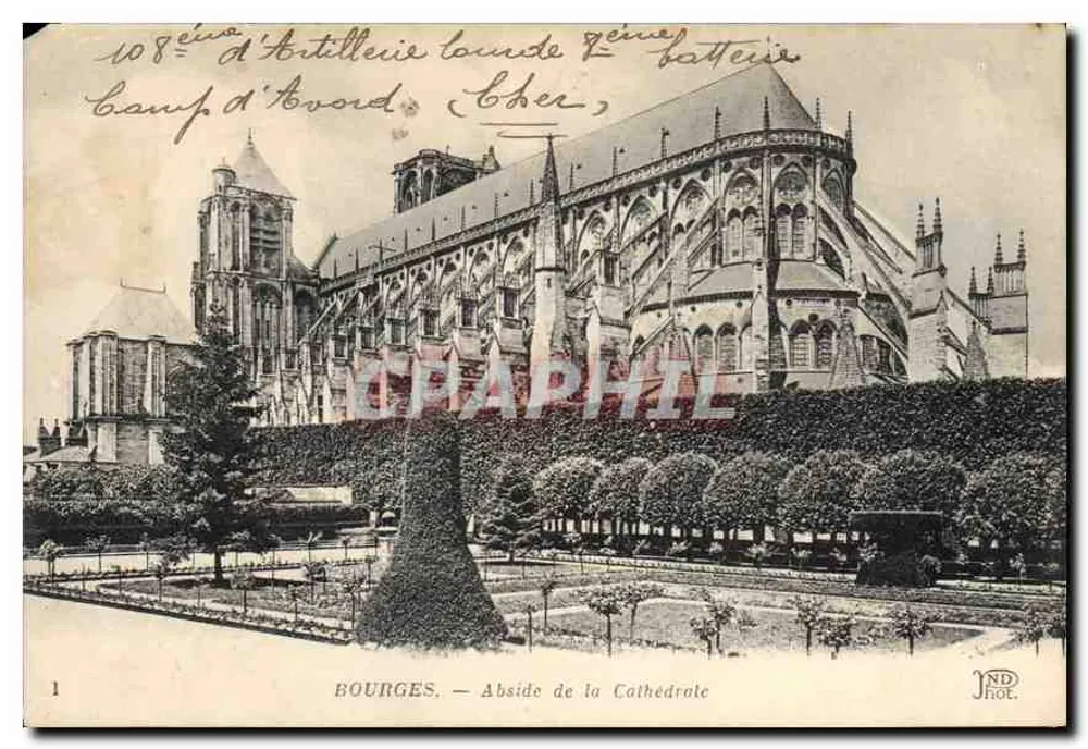 Bourges — Abside da Catedral — JND HOT. - Frente