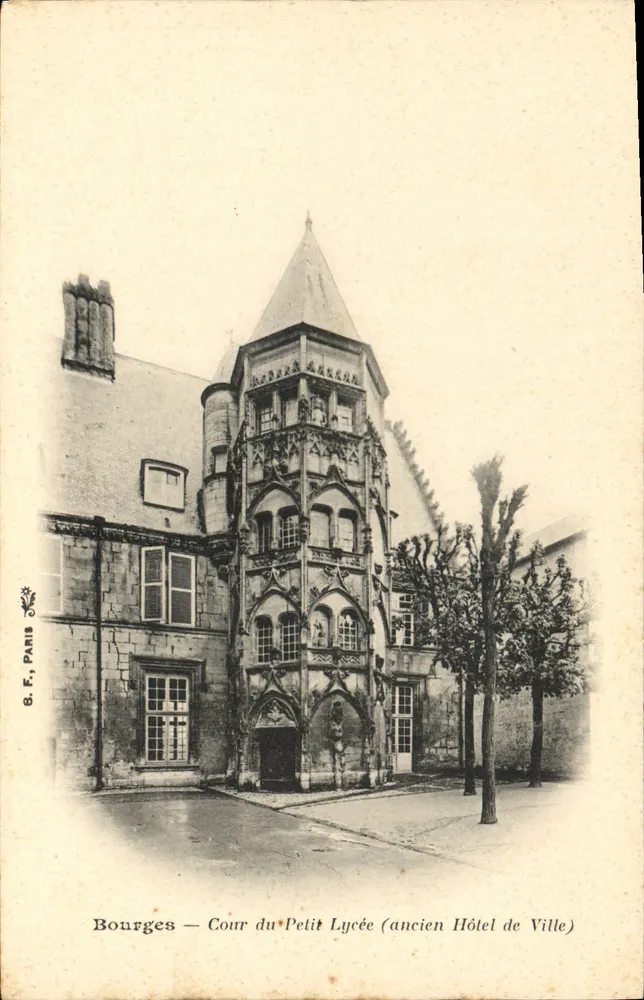 Bourges — Cour du Petit Lycée (ehemaliges Rathaus) — G. F. Paris - Vorderseite