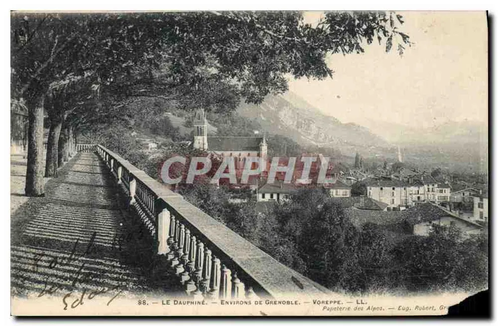 Voreppe — Obrzeża Grenoble — Papeterie des Alpes — Eug. Robert, Grenoble - Awers