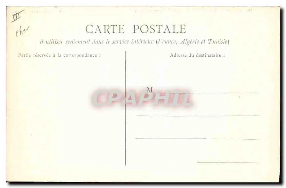 Bourges — Vogelperspektive der Kaserne Condé — Auxenfans, Verlag, Bourges - Rückseite