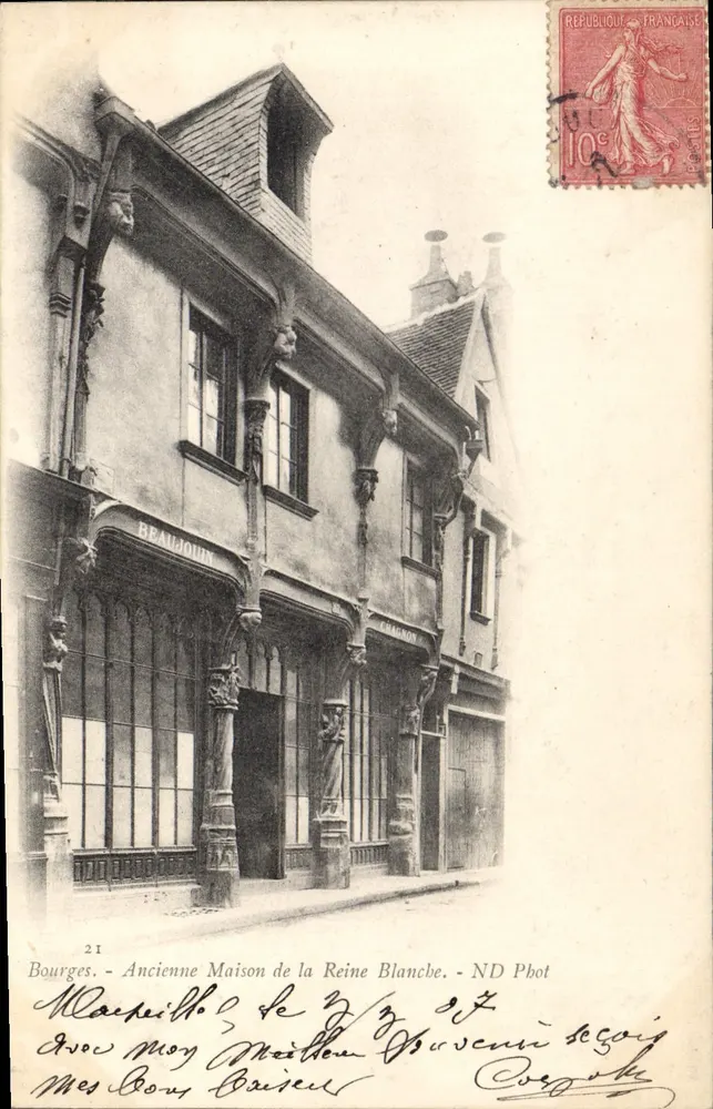 Bourges - Oude Huis van de Witte Koningin - ND Phot - Voorkant