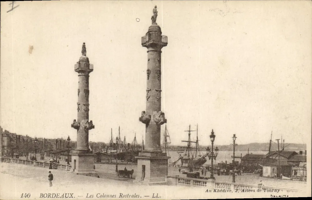 Bordeaux — As Colunas Rostrais — LL. N° 1440 - Frente