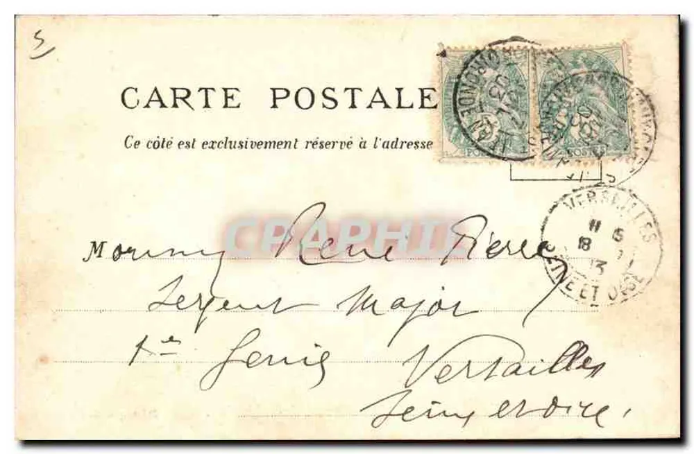 Bordeaux — Place de la Fontaine Amédée Larrieu — Verlag J. H. B. Bx. - Rückseite