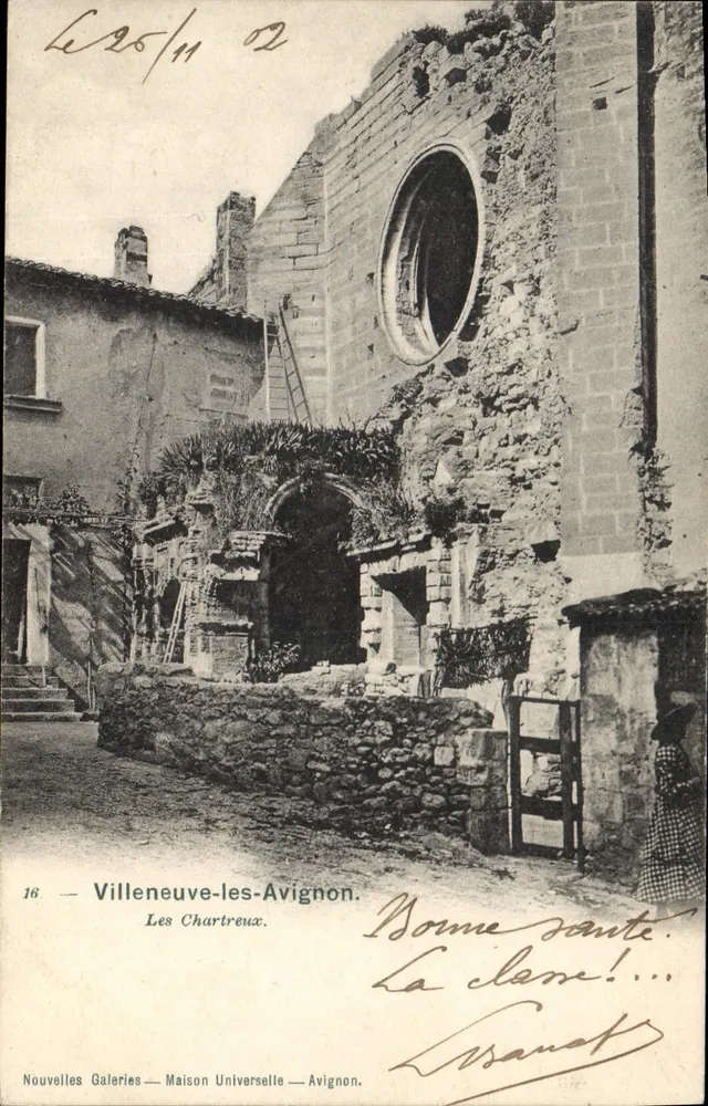 Villeneuve-lès-Avignon — Les Chartreux — Nouvelles Galeries — Maison Universelle — Avignon - Frente