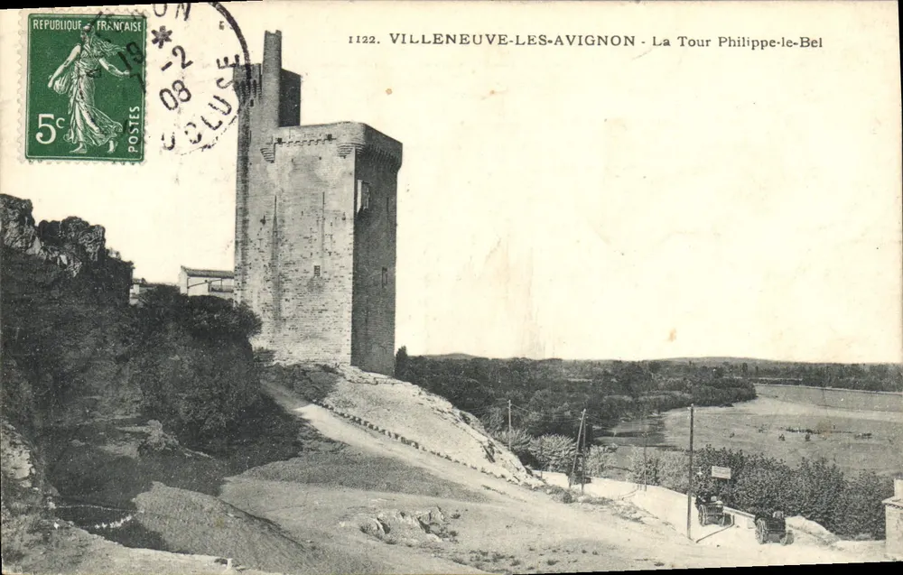 Villeneuve-lès-Avignon - La Tour Philippe-le-Bel — unbekannter Verlag, Nr. 1122 - Vorderseite