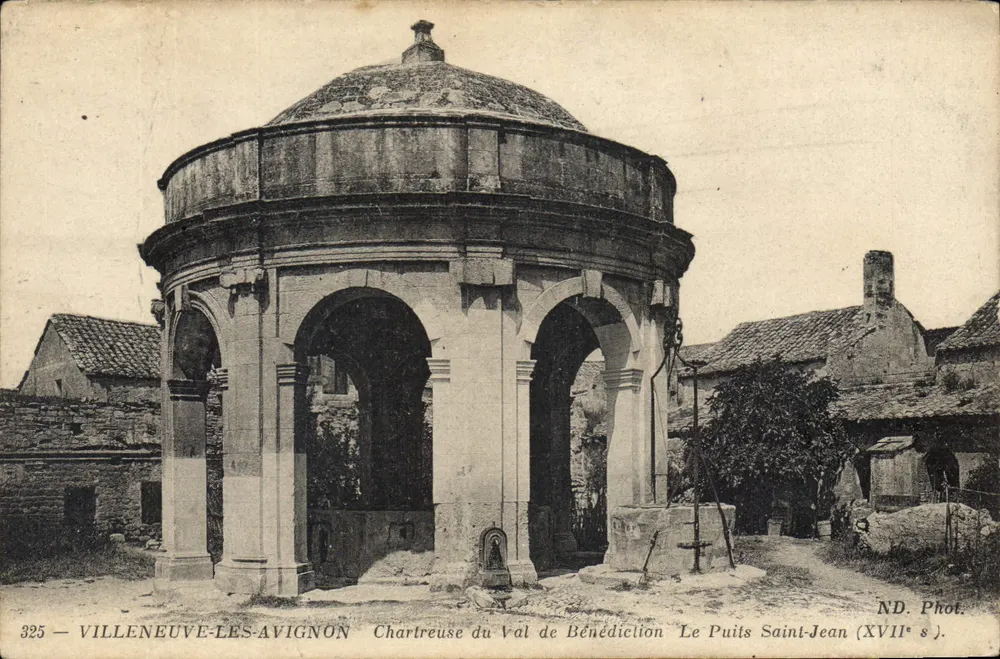 Villeneuve-lès-Avignon — Chartreuse du Val de Bénédicton, Le Puits Saint-Jean (17. Jahrhundert) — ND. Phot. - Vorderseite