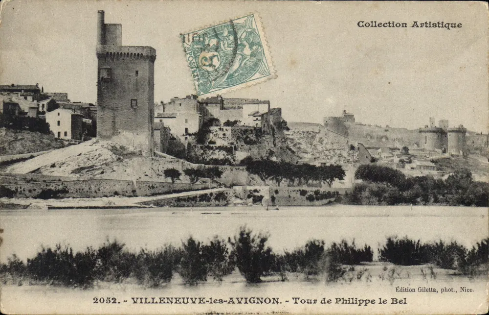 Villeneuve-lès-Avignon — Turm von Philipp dem Schönen — Giletta-Ausgabe, Foto, Nice - Vorderseite