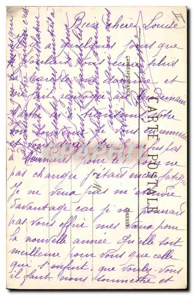 Villeneuve-lès-Avignon — Fort Saint-André (século XIV) — Coleção B.B. - Verso