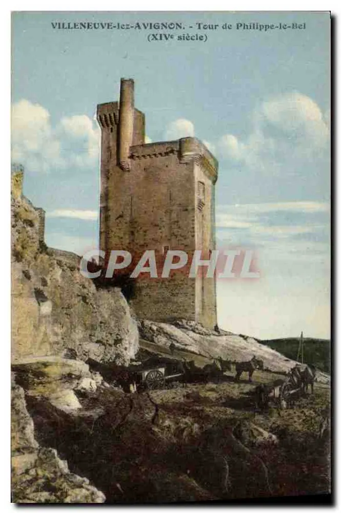Villeneuve-lès-Avignon - Turm von Philipp dem Schönen (14. Jahrhundert) - Vorderseite