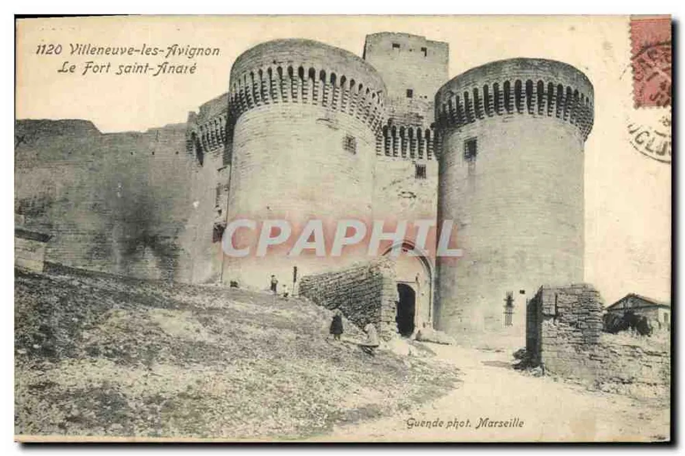 Villeneuve-lès-Avignon — Der Fort Saint-Anaté — Guende phot. Marseille - Vorderseite