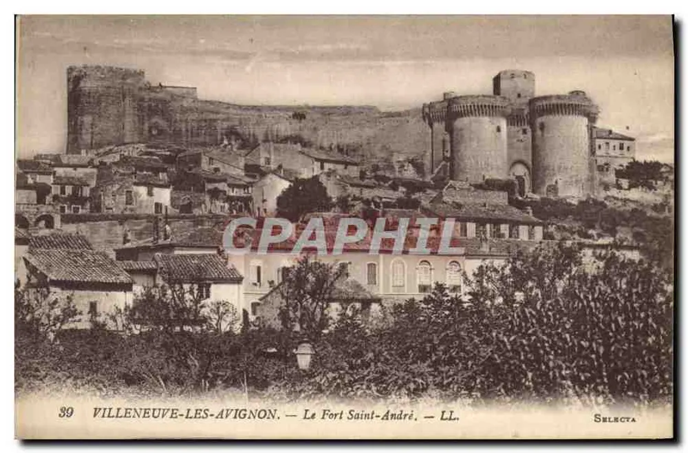 Villeneuve-lès-Avignon — Le Fort Saint-André — Selecta LL n°39 - Vorderseite
