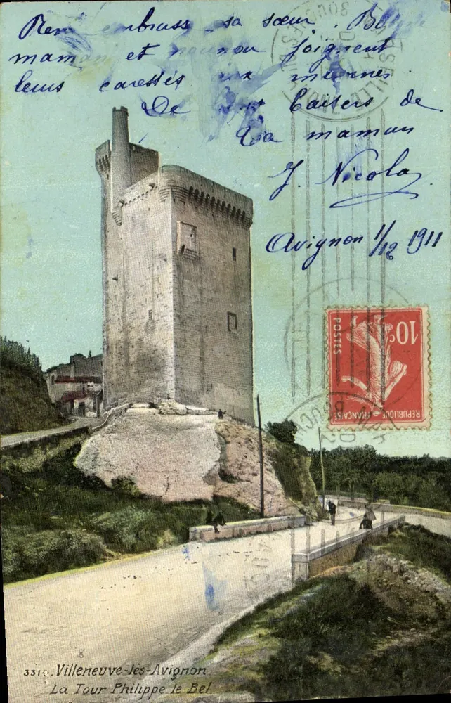 Villeneuve-lès-Avignon — La Tour Philippe le Bel — anonymer Verleger, Nr. 3310 - Vorderseite