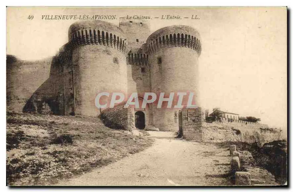 Villeneuve-lès-Avignon — Le Château — L'Entrée — LL. — N° 40 - Recto
