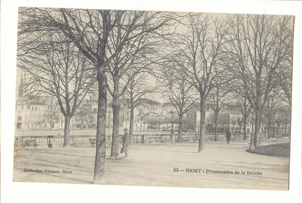 Niort - Promenades de la Brèche — Coleção Clouzot, Niort - Frente