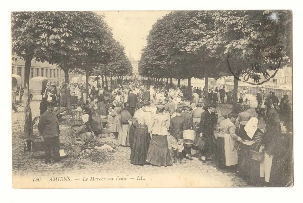 Amiens — Le Marché sur l'eau — LL. n° 146 - Recto