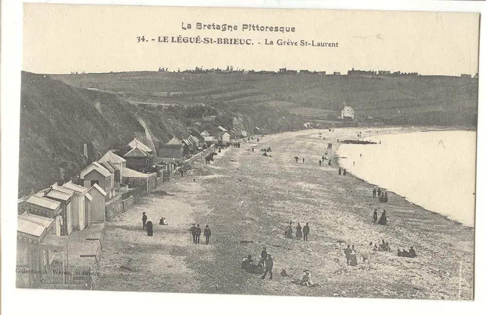 Le Légué-Saint-Brieuc — La Grève St-Laurent — La Bretagne Pittoresque, n°34 - Anverso