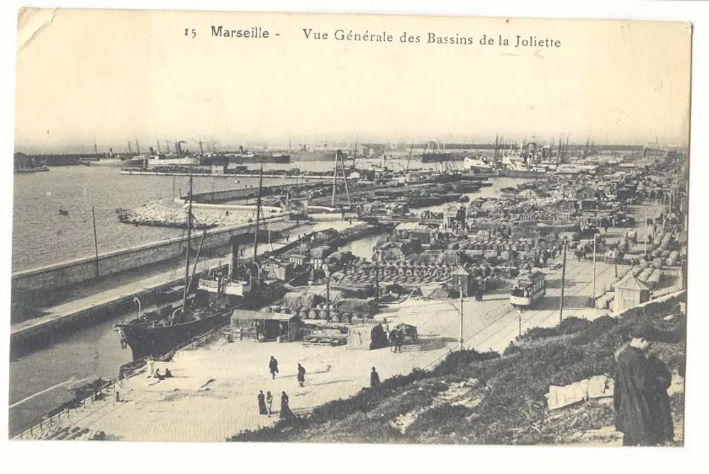 Marseille — Allgemeiner Blick auf die Bassins de la Joliette — Verlag: Nr. 15 - Vorderseite